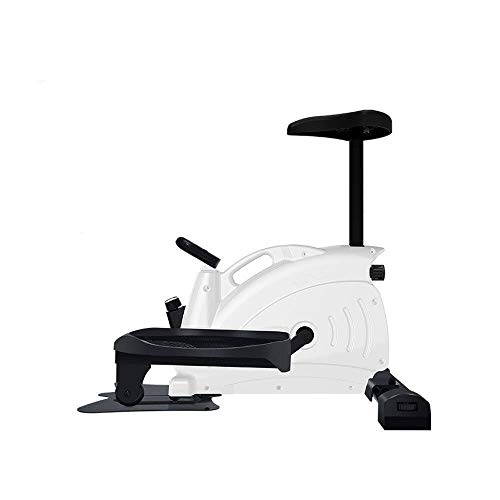 LYATW Sentado Paso a Paso, Paso a Paso aeróbico Inicio Mini Entrenador elíptico de Cubierta Dispositivos de Pantalla pequeña y de Alta definición de Pantalla de Tubo de Estufa Máquina