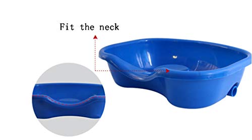 LYX@ Lavamanos, cama, paciente, lavabo, paciente de mediana edad, hemipareos, productos para el cuidado del hogar, ancianos, camas especiales, champú, engrosamiento, mujeres embarazadas, cabello azul,