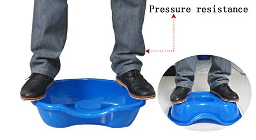 LYX@ Lavamanos, cama, paciente, lavabo, paciente de mediana edad, hemipareos, productos para el cuidado del hogar, ancianos, camas especiales, champú, engrosamiento, mujeres embarazadas, cabello azul,