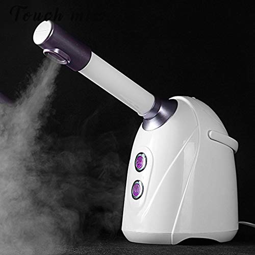 LYXC Caliente y frío Vapor facial, aromaterapia vapor rotativo Boquilla Nano iónico facial hidratante, Profesional de Spa Sauna y el aceite esencial hidratante spray instrumento de la belleza