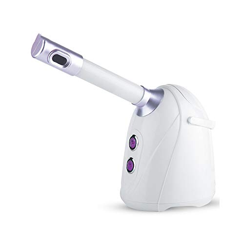 LYXC Caliente y frío Vapor facial, aromaterapia vapor rotativo Boquilla Nano iónico facial hidratante, Profesional de Spa Sauna y el aceite esencial hidratante spray instrumento de la belleza