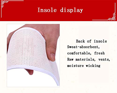 LZLHYH Las Plantillas Unisex Absorben El Sudor Y Respiran para Hacer Que Los Pies Sean Más Cómodos, Las Plantillas De Boda Chinas Son Adecuadas para Calzado Deportivo Y Zapatos para Correr,D,36