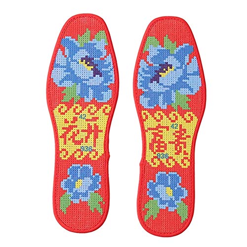 LZLHYH Las Plantillas Unisex Absorben El Sudor Y Respiran para Hacer Que Los Pies Sean Más Cómodos, Las Plantillas De Boda Chinas Son Adecuadas para Calzado Deportivo Y Zapatos para Correr,D,36