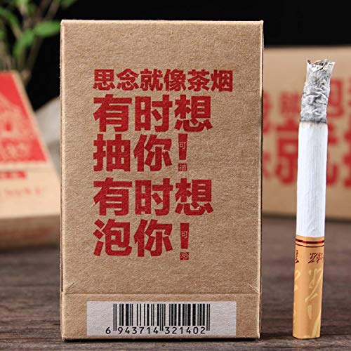 Mabanglai puerh Té Cigarrillos sin tabaco no nicotina Té verde Puer Té Té crudo Árboles viejos Pu erh Té Peso neto 30 g / bolsa (0.066LB) (1)