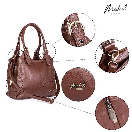 Mabel London - Bolso al hombro de Sintético para mujer Dorado Oro (metálico). talla única
