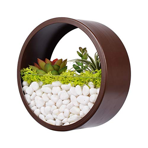 Macetas Pared Metal Jarrones Colgantes, interior plantas Recipientes Maceteros Pequeños Resina para Hierbas Flores Plantas Casa y Jardín Porche Boda Pared Decorativos Uso en Interior Exterior