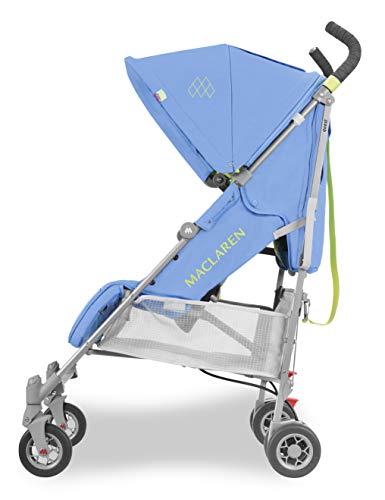 Maclaren Quest Silla de paseo - ligero, para recién nacidos hasta los 25kg, Asiento multiposición, suspensión en las 4 ruedas, Capota extensible con UPF 50+