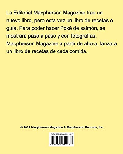 Macpherson Magazine Chef's - Receta Poké de salmón
