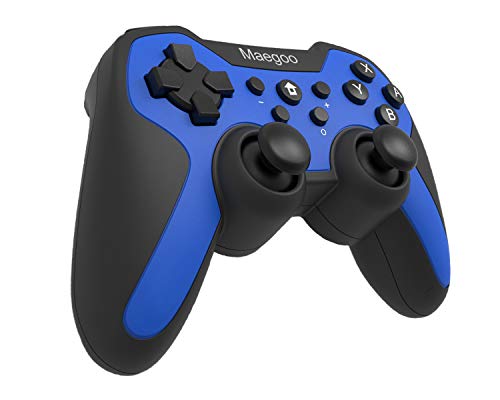 Maegoo Mando para Nintendo Switch y Switch Lite, Bluetooth Inalámbrico Controlador Nintendo Switch Pro Mando Controller Gamepad Joypad con Función Gyro Axis/Dual Shock y Turbo