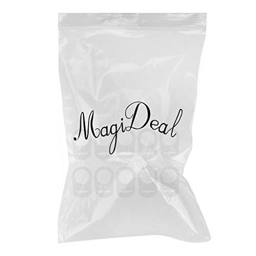 MagiDeal 10pcs Anillo De Silicona Chupete MAM Botón Simulado Adaptador Clip De Sujeción - Fluorescente