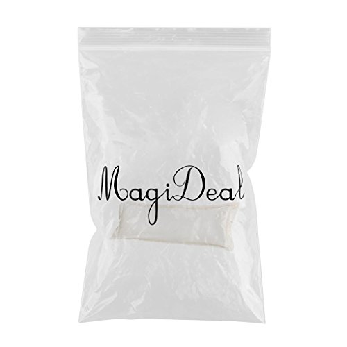 MagiDeal Funda de Almohada de Cuerpo Elegante de Seda Accesorio de Colores Diferentes DIY - Blanco 48x150cm