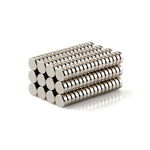 Magnetastico® | 50 Piezas imanes de neodimio N52 Discos 6x3 mm | Imán de Nevera Imán para cartelera Imán Permanente Imán para Pizarra interactiva