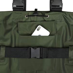 Magreel Vadeadores de Pesca con Botas Impermeables para Pescar Caza Waders Transpirables Ropa Pantalones para Pescador Hombre y Mujer, Material Seguro y Duradero (EU 40 / UK 6)