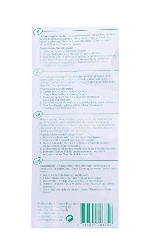 Maharishi Ayurveda - Limpiador lingual, color plateado