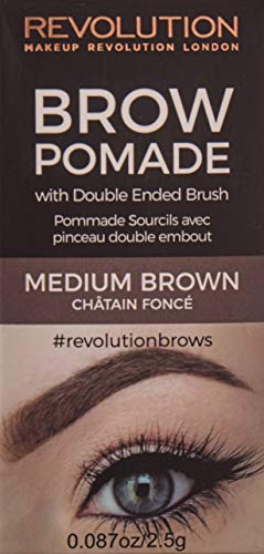 Makeup Revolution Brow Pomade Medium Brown Krem do brwi 2,5g