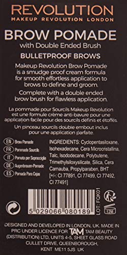 Makeup Revolution Brow Pomade Medium Brown Krem do brwi 2,5g