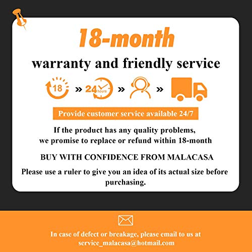 MALACASA, Serie Sweet.Time, 4 Piezas Juego de Té de Porcelana Tetera y Taza y Platillo de Tambien es Cafetera Regalo