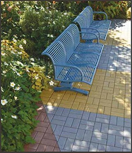 Malayas® Molde para Cemento, Molde para Hormigón, Molde para Hacer Pavimentos, Caminos, Suelos de Jardín, Jardín Piedras, Patio, Balcón, Terraza, de Plástico Resistente, 40x40cm