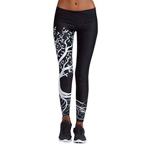 Mallas Deportivas Mujer Leggins Pantalones de Correr Gym Chandal Polainas Leggings Deporte para Running Fitness Yoga Pantalones Largos Push up Mujeres (Negro, M)