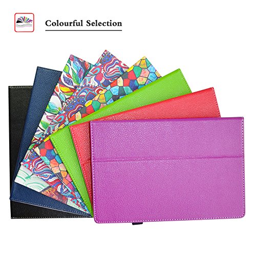 Mama Mouth vodafone Smart Tab Mini 7 / ALCATEL pixi 4 7 Funda, Slim PU Cuero con Soporte Funda Caso Case para 7" vodafone Smart Tab Mini 7 / ALCATEL pixi 4 7 Android Tablet 2016,Negro