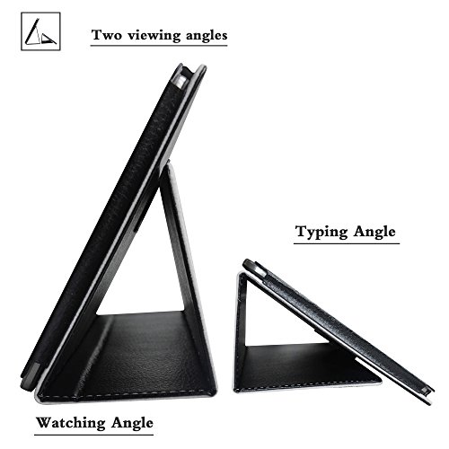 Mama Mouth vodafone Smart Tab Mini 7 / ALCATEL pixi 4 7 Funda, Slim PU Cuero con Soporte Funda Caso Case para 7" vodafone Smart Tab Mini 7 / ALCATEL pixi 4 7 Android Tablet 2016,Negro