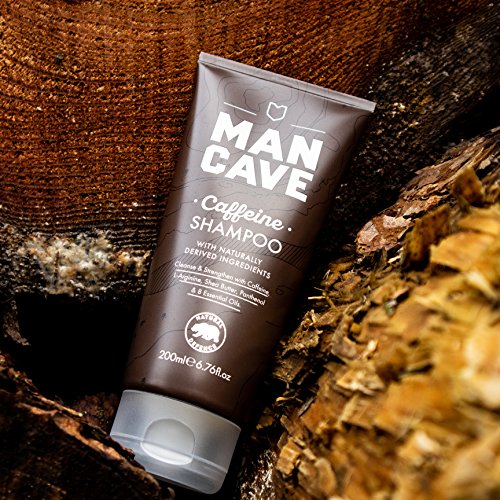 ManCave Hair Care Caffeine Shampoo Champú - 200 ml