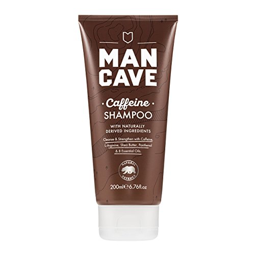 ManCave Hair Care Caffeine Shampoo Champú - 200 ml