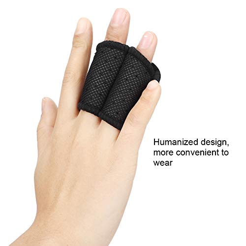 Manga de dedo, dedos elásticos Soporte de manga Protector de dedo Ayuda deportiva Artritis Banda envuelve Protector Baloncesto Tratamiento de dedos Protector de férula Remedio casero