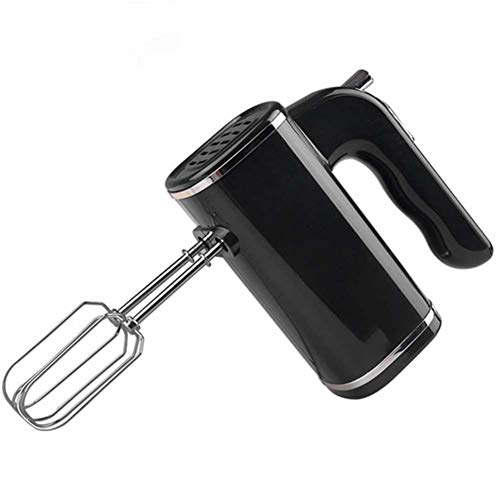 Mano Del Mezclador Eléctrico,5 Velocidades Potente Mezclador De Mano 200 W, Con El Botón Turbo Y Fácil De Expulsión, De Acero Inoxidable Incluye Batidores Y Ganchos Para Masa,Negro