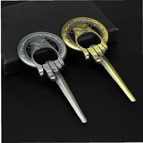 Mano Del Rey Carta Y La Botella De Cerveza Abridor De Juego De Tronos De La Botella Del Estilo Del Metal Abridor De Llavero Para La Fiesta De La Boda Del Juego Del Regalo De Cumpleaños