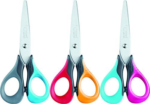 Maped 069300 - Tijera ergonómica, 13 cm, colores aleatorios