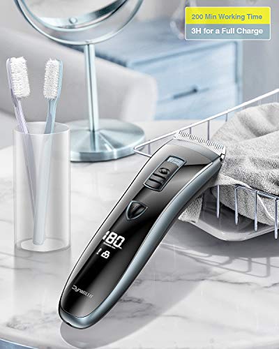 Maquina cortar pelo profesional, DynaBliss HG4100 maquina cortar pelo, kit para corte de cabello con carga USB, uso con cable o sin cable, ajuste de la longitud de corte