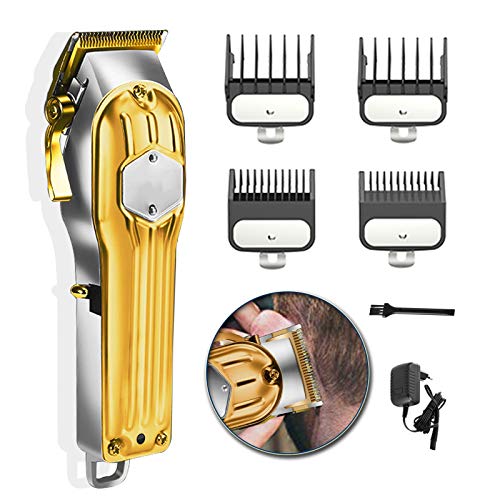 Máquina Cortar Pelo Profesional, Longitud de Corte de Pelo Ajustable con Peine de 4 Límites y Palanca Cónica, Buen Agarre, Operación Precisa