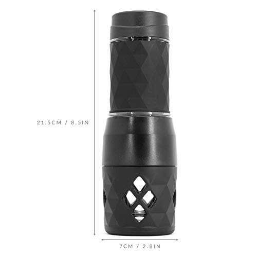 Máquina de café espresso portátil | Compatible con Nespresso y café molido | Máquina de café de viaje mini manual | Pukkr