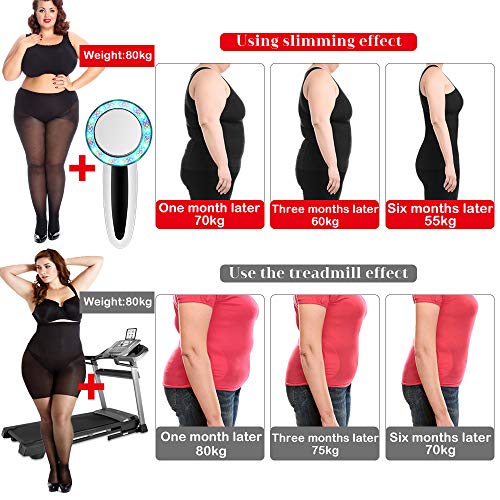 Máquina de pérdida de peso ultrasónica, máquina de eliminación de grasa con EMS, fototerapia y funciones ION para eliminar la celulitis y masaje adelgazante.