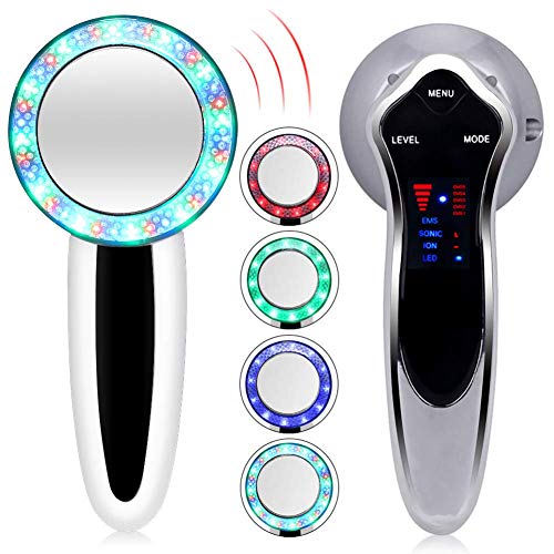 Máquina de pérdida de peso ultrasónica, máquina de eliminación de grasa con EMS, fototerapia y funciones ION para eliminar la celulitis y masaje adelgazante.