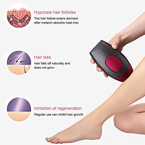 Máquinas de depilación Lazer, Máquina de depilación permanente, Dispositivo de máquina de depilación láser de cuerpo facial unisex de mano 100-240v(YO)