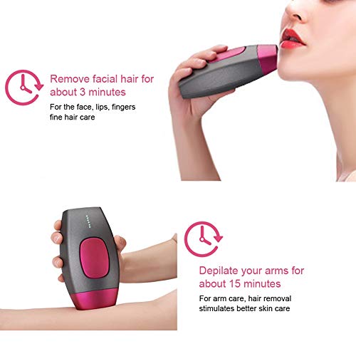Máquinas de depilación Lazer, Máquina de depilación permanente, Dispositivo de máquina de depilación láser de cuerpo facial unisex de mano 100-240v(YO)