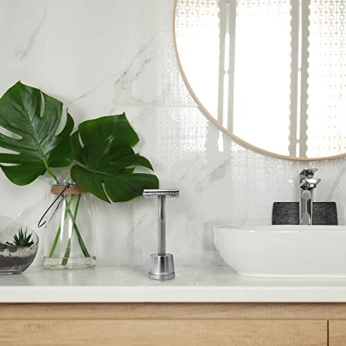 Maquinilla de Afeitar Clásica | Maquinilla de Afeitar para Mujeres y Hombres | Incluye Soporte Cuchilla de Afeitar | Compatible con Todas las Hojas de Afeitar | Máquina de afeitar clásica| Bambaw