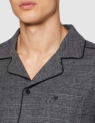 Marc O’Polo Body & Beach M-loungeset LS Pijama, Negro (Schwarz 000), Small para Hombre