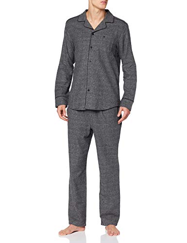 Marc O’Polo Body & Beach M-loungeset LS Pijama, Negro (Schwarz 000), Small para Hombre