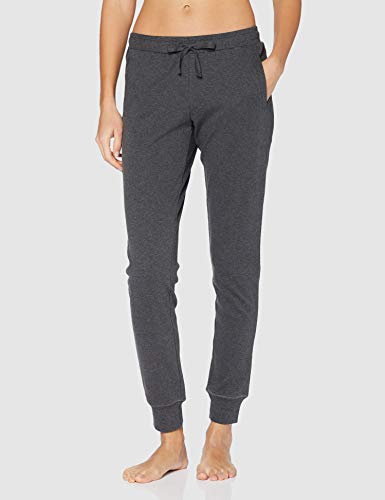 Marc O’Polo Body & Beach W-loungeset LS Crew-Neck Pijama, Gris (Anthrazit-Mel. 208), 46 (Talla del Fabricante: XX-Large) para Mujer