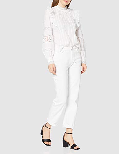 Marca Amazon - find. #_ Gafur-1A Zapatos con Tacon y Correa de Tobillo, Negro (Black), 39