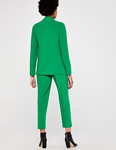 Marca Amazon - find. Chaqueta de Traje Entallada Mujer, Verde (Green), 40, Label: M