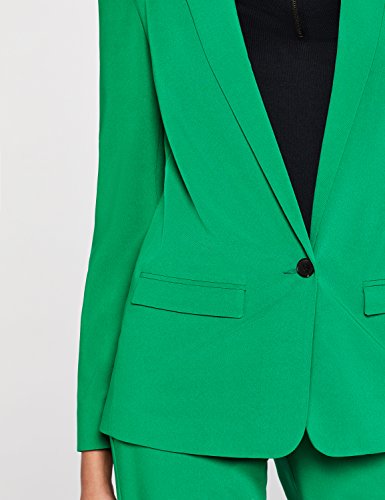 Marca Amazon - find. Chaqueta de Traje Entallada Mujer, Verde (Green), 40, Label: M
