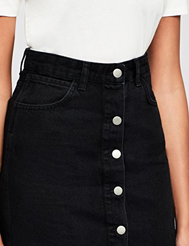 Marca Amazon - find. Falda Mujer, Negro (Black), 40, Label: M