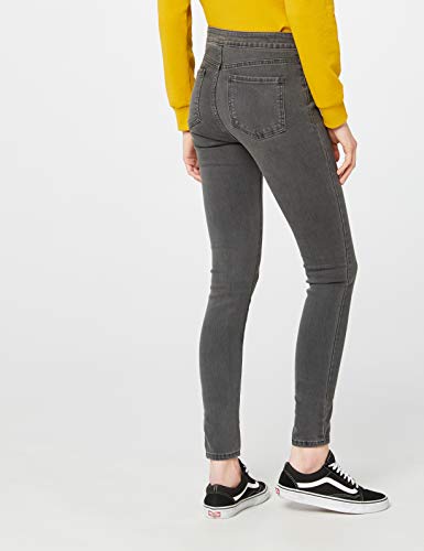 Marca Amazon - find. Hw5pkt0022 - Vaqueros skinny Mujer, Gris (Grey Grey), 29W / 30L, Label: 29W / 30L