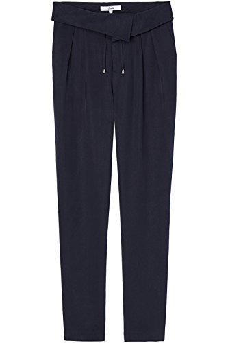 Marca Amazon - find. Pantalones de Pinzas para Mujer, Azul (Navy), 38, Label: S
