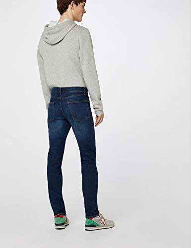 Marca Amazon - find. Skinny - Jeans Hombre, Azul (Indigo Indigo), 40W / 34L, Label: 40W / 34L