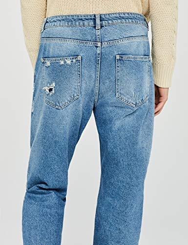 Marca Amazon - find. Vaqueros Slim Bajo Caído Hombre, Azul (Blue), 33, Label: 33